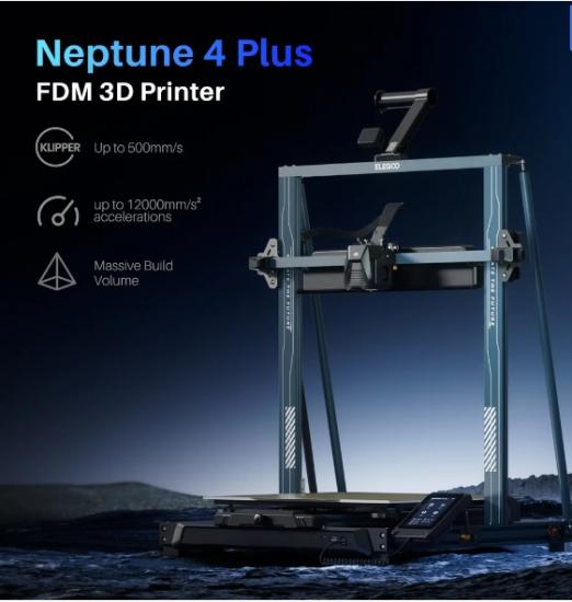 ELEGOO Neptune 4 Plus FDM 3D Yazıcı